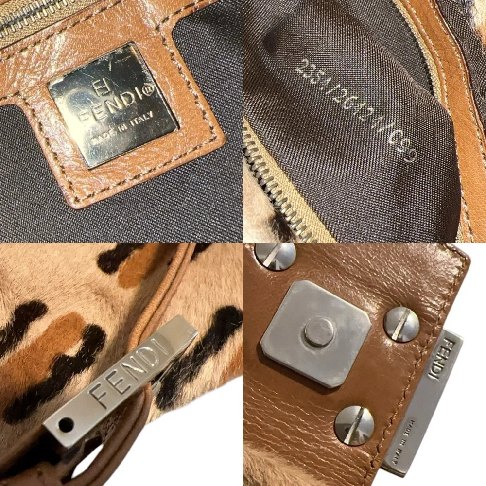 Fendi Pony Hair Leopard Baguette - Picture 9 of 9